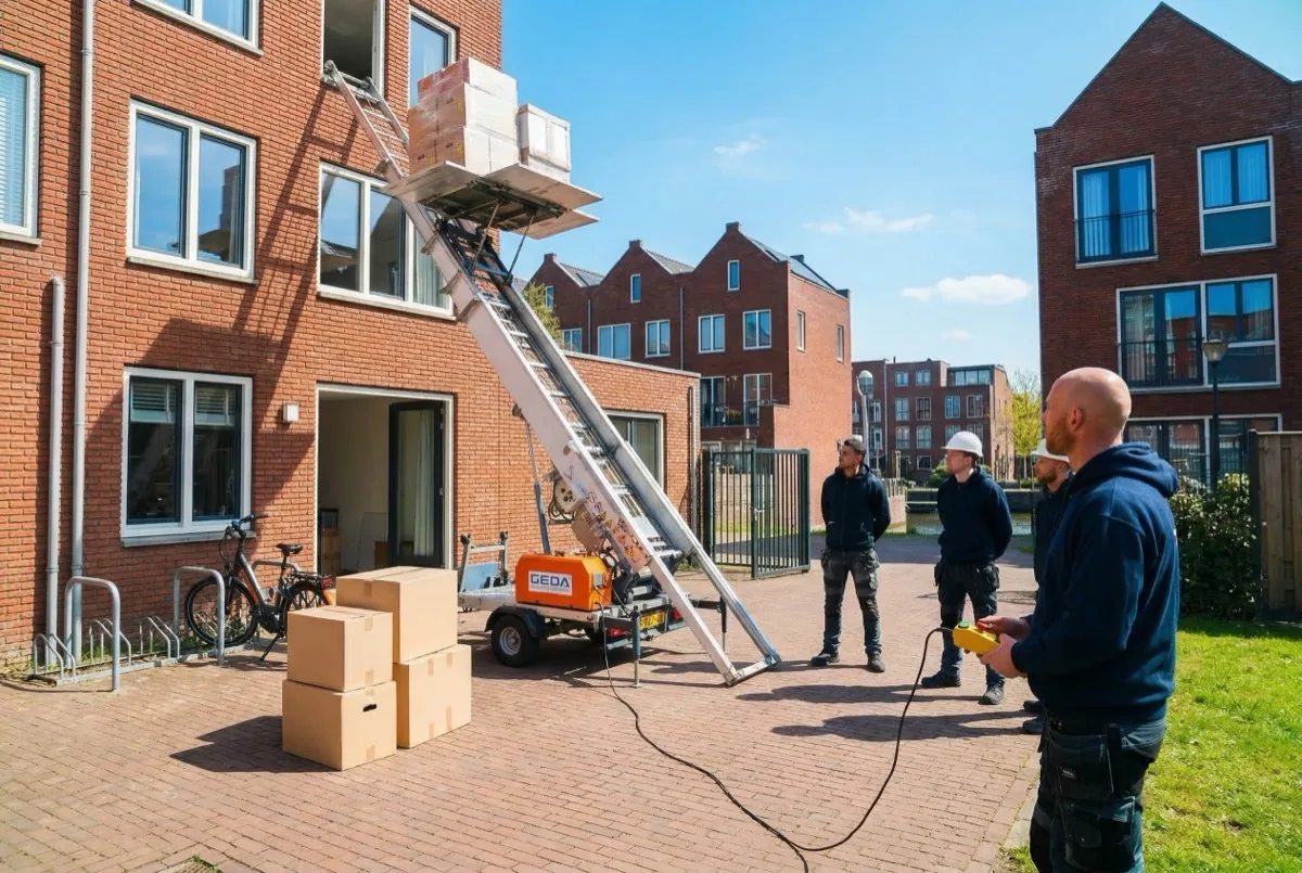 Verhuislift project Delft - nieuwbouw