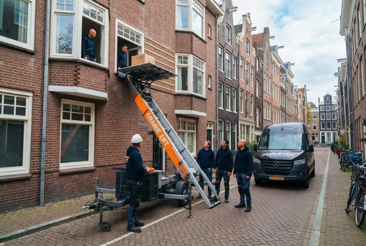 Verhuislift project Delft - meubelverhuizing